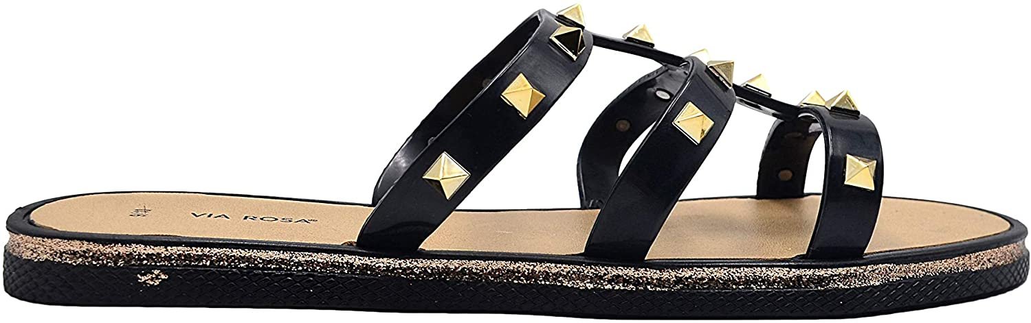 womens studded sandals