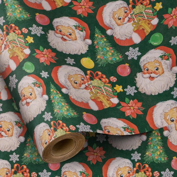 Rollo de papel navideño RUSPEPA Kraft de 43 x 10 m