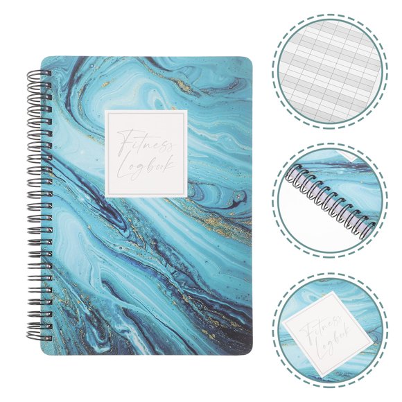 WRITWAA Back to School Workout Log Book for Fitness Planning and Exercise Journal Lightweight and Easy to Carry for Home Use 8.5 x 11 inches