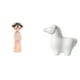 thumbnail image 1 of Estatua De Caballo De Porcelana Y Resina De Niña Tradicional China, Escultura Decorativa De Animal, Miniatura, Adorno De Mesa Para Dormitorio, Sala De Estar, Oficina, Granja, Cumpleaños,, 1 of 8