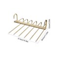 thumbnail image 3 of Ranliy 6 Layers Pants Hangers, Space Saving Multifunctional Pant Rack, Metal Closet Organizer for Pants Jeans Leggings Trousers, 3 of 5