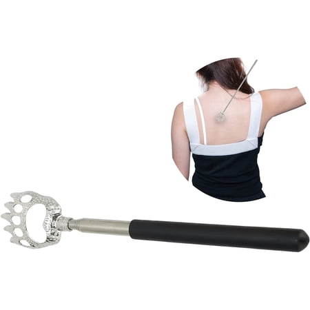 Bear Claws Back Scratcher, Portable Reusable Hand Massager Backslap Extendable Massage Tools for Back Massager for Foot Massager for Head Massager(Black)