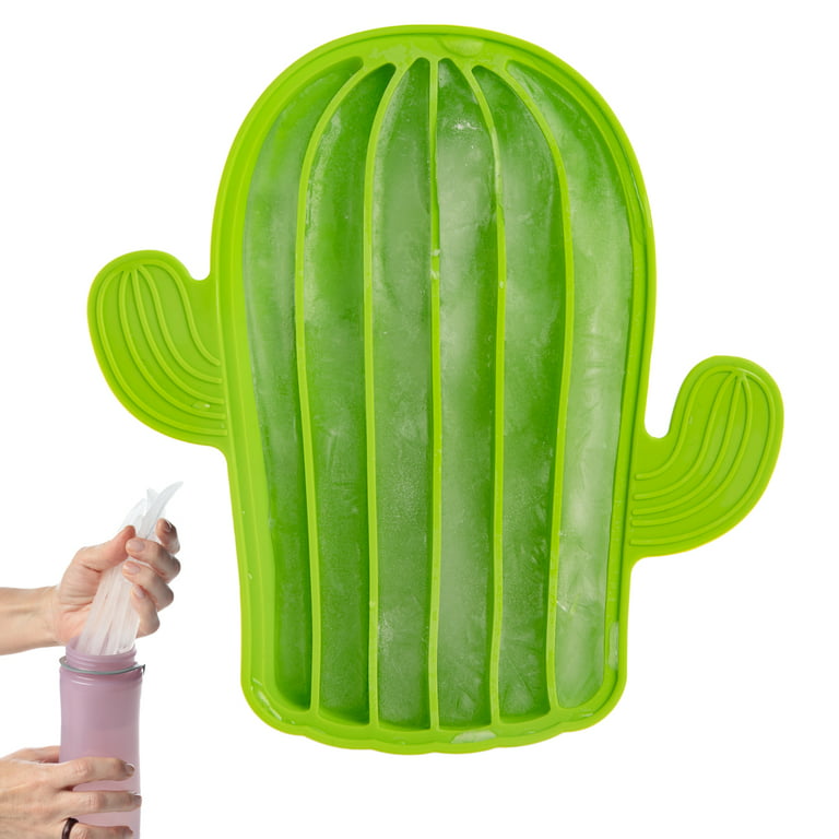 Nod Products Cactus Shaped Silicone Ice Tray Thin Ice Ideal For Water  Bottles Cocktails Novelty Ice Cube Trays Silicone Dishwasher Safe Gift
