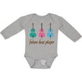 thumbnail image 3 of Inktastic Bass Player Kids Future Boys or Girls Long Sleeve Baby Bodysuit, 3 of 5