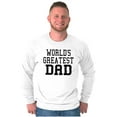 thumbnail image 3 of Father's Day World's Greatest Dad Men's Big & Tall Long Sleeve Graphic Tee Brisco Brands 3X, 3 of 5