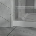thumbnail image 5 of LiviNest 48x72 Sliding Shower Door Combo: Semi-Frameless Tempered Glass Enclosure with 48x32 White Acrylic Base - Compact Corner Design for Small Bathrooms & Space-Saving Installation, 5 of 6