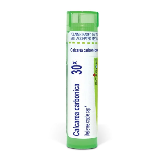 Boiron Calcarea Carbonica 30X, Homeopathic Medicine for Cradle Cap, 80 Pellets