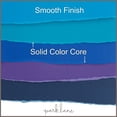 thumbnail image 4 of Cardstock 8.5 x 11 Paper Pack - Assorted Colored Scrapbook Paper 65lb - Double Sided Card Stock for Crafts, Embossing, Cardmaking - 50 Sheets, Solid Core, Blues, 4 of 6