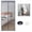 Grey, variant on Charcrocsm Magnetic Screen Door, 35 x 90 in, Retractable Screen Door Mesh for Front Door or Sliding Door, Pet & Kid Friendly, Hands-Free Closure, Keeps Bugs Out & Lets Breeze in, Gray