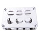 thumbnail image 1 of Portavasos bar estante para vino estante para vino 6 agujeros de acero inoxidable cocina Zulema Liquor Cup Rack, 1 of 8