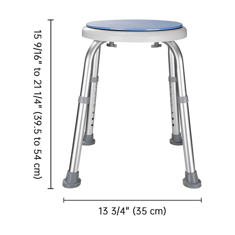 Essential Medical Supply Height Adjustable Molded Shower Chair