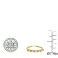 thumbnail image 2 of Dazzlingrock Collection 10K Round Citrine & White Diamond Anniversary Stackable Wedding Band, Yellow Gold, Size 7, 2 of 5