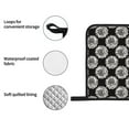 thumbnail image 4 of Cauagu White Sunflowers Print Oven Mitts and Pot Holders 4 pcs Set,Extra Thicken Long Kitchen Oven Glove Potholders BBQ Gloves-Oven Mitts and Pot Holders(11 Inch), 4 of 6