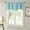 blue-1, variant on 2 Pack Window Valances Farmhouse Design Window Treatment Lined Decor Curtains Rod Pocket Valances for Kitchen/Living Room 16" x 56" (Beige)