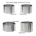 thumbnail image 4 of Inteprter Anillo telescópico para hornear pasteles, herramientas de molde ajustable de 6-12 pulgadas, utensilios redondos para hornear de acero Herramientas y accesorios para hornear altura/12cm Inteprter HA083134-04, 4 of 6