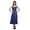 Berry, variant on Printed Adjustable Shoulder Strap Women Casual Sleeveless Long Dress