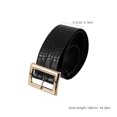 thumbnail image 2 of unbranded Cinturón De Vintage Para Mujer Con Cuadrada Ajustable En Negro, 2 of 8