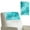 Marble Print Cyan, variant on SCRAWLGOD Christmas Tree Cat Snow Print 1 Piece Sofa Headrest Covers Waterproof Recliner Headrest Protector Washable Couch Head Rest Covers for Living Room Decoration 17x27 in
