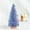 Blue, variant on Kbndieu Miniature Sisal Frosted Christmas Tree, Mini Bottle Brush Trees, Plastic Tabletop Christmas Tree Ornaments, Miniature Pine Tree for Christmas Decorations Home Table Top Party (Pink)