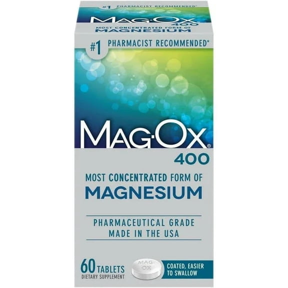 Mag-Ox 400® Magnesium Dietary Supplement Tablets 60 ct Box