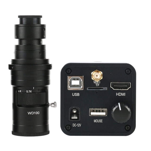 36MP 1080P USB Industrial Video Microscope Camera C-mount TF Video Recorder SupportIR Remote Control For Phone Repair