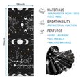 thumbnail image 2 of Black Gothic Sun Moon Hand Pattern Hot Yoga Mat Towel Non Slip for Hot Yoga - Quick-Drying Yoga Mat Cover with 4 Corner Pockets with Travel Bag - Hot Yoga Towel Non Slip 70"x26", 2 of 6