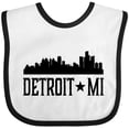 thumbnail image 3 of Inktastic Detroit Michigan City Skyline Boys or Girls Baby Bib, 3 of 4