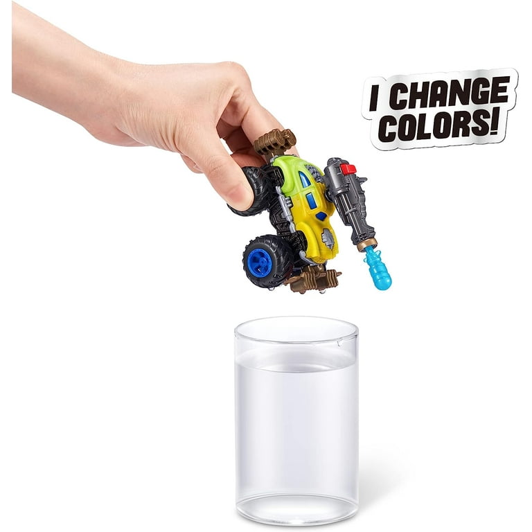ZURU, 5 Surprise Monster Trucks, Color Change Wave 2 Mystery Pack