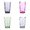 Color A 1PCS & Color B 1PCS & Color C 1PCS & Color D 1PCS, variant on High End Color Water Cup With Pattern Water Cup Colorful Cup Dining Bar Drinking Cup