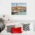 thumbnail image 4 of ARISTURING Framed Art Giclee Canvas Prints Old town Rovinj Harbor Croatia Canvas Wall Art Fashion Family Paintings for Living Room Office Decor Hang Pictures, 4 of 4