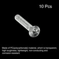 thumbnail image 3 of Unique Bargains M6x40mm Plastic Phillips Machine Screws, PC Flat Head Machine Bolts 10 Pack, 3 of 4