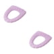 thumbnail image 2 of Cateissary Cubierta de asiento de inodoro Cojines de cojín en forma de O Alfombrillas de baño cómodas de acrílico Mantenimiento del calor Rosado 2Conjunto, 2 of 6