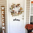 thumbnail image 4 of 22" Artificial Fall Wreath Outside Autumn Wreath for Front Door Indoor Outdoor Farmhouse Home Wall Window Festival Wedding Decor, Fall Decorations for Home, 4 of 9