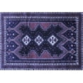thumbnail image 1 of Ahgly Company Machine Washable Indoor Rectangle Persian Blue Traditional Area Rugs, 2' x 3', 1 of 4