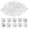 thumbnail image 3 of Miangastore 200pcs Hanger Size Tag Markers For Clothing Plastic Size Rings For Clothing Racks Garment Sale Markers Clothes Hanger Tags Labels For Clothes, 3 of 8