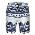 thumbnail image 4 of Kll Sea Underwater Animals1 Men'S Casual Summer Beach Shorts Hawaiian Shorts With Pockets-X-Large, 4 of 9