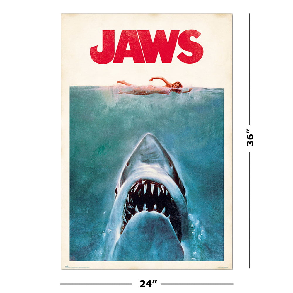 Small Movie Poster 16"x24" Jaws