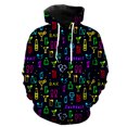 thumbnail image 1 of Sudadera con capucha y cremallera para hombre con barra luminosa, gran oferta 2024, divertida, de gran tamaño, con estampado 3D, informal, para adolescentes, estilo Harajuku de primavera., 1 of 6