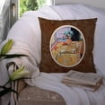 thumbnail image 3 of Carolines Treasures 7079PW1414 Cat Fabric Decorative Pillow  14Hx14W multicolor, 3 of 4