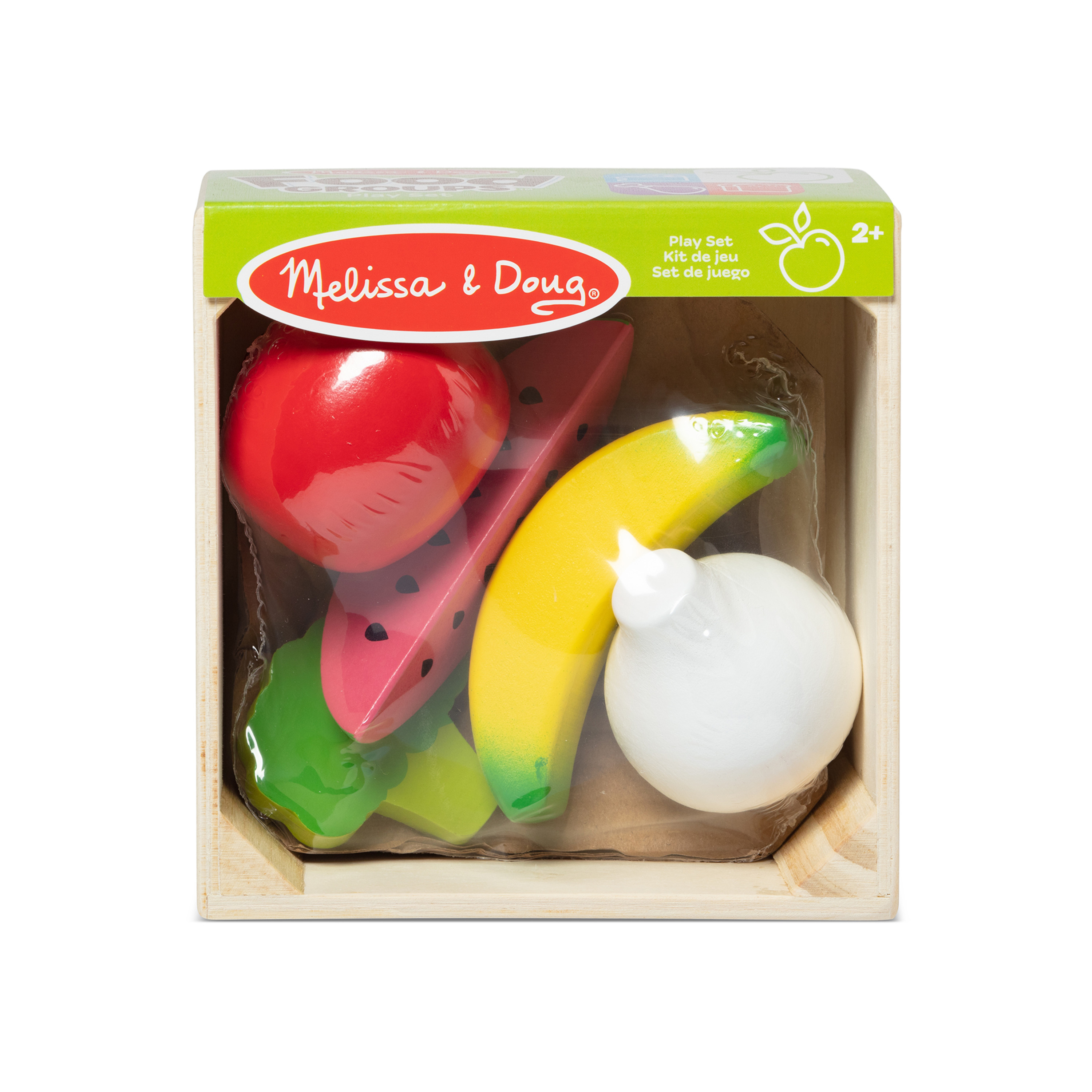 Melissa & Doug Wooden Food Groups Play Food Set – Produce - FSC Certified - image 5 of 11