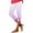 Light Purple, variant on Jamsmile Womens Leggings Gradient Color Print 7/8 Leggings Beach Casual Lifting Soft Tummy Control Stretchy Pants