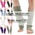 thumbnail image 3 of 2024 New Long Leg Warmer Womens Leg Warmers for Girls 4-6 Men 80s Party Ribbed Leg Warmers Women Long Knit Dance Sports Leg Womens Leg Warmers Warmer Knit Leg Warmers 2 Pair Leg Warmers, 3 of 7