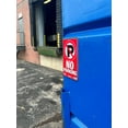 thumbnail image 6 of (4 pack) Sunburst Systems 8650 6" x 10" Red High Quality No Parking Plastic Sign, 6 of 8
