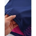 thumbnail image 6 of Haitryli Kids Boys Girls 2 Piece Basketball Football Jersey Athletic T-Shirts Tops with Sweat Shorts Navy Blue 3XS, 6 of 7