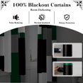 thumbnail image 3 of Cortinas opacas, color verde tirot, 100% opacas, 115 x 114 cm, 2 paneles, 3 of 7