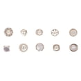thumbnail image 1 of Shisuyan 40 Pcs Alloy Pearl Buttons DIY Sewing Buttons All-match Clothing Buttons, 1 of 8