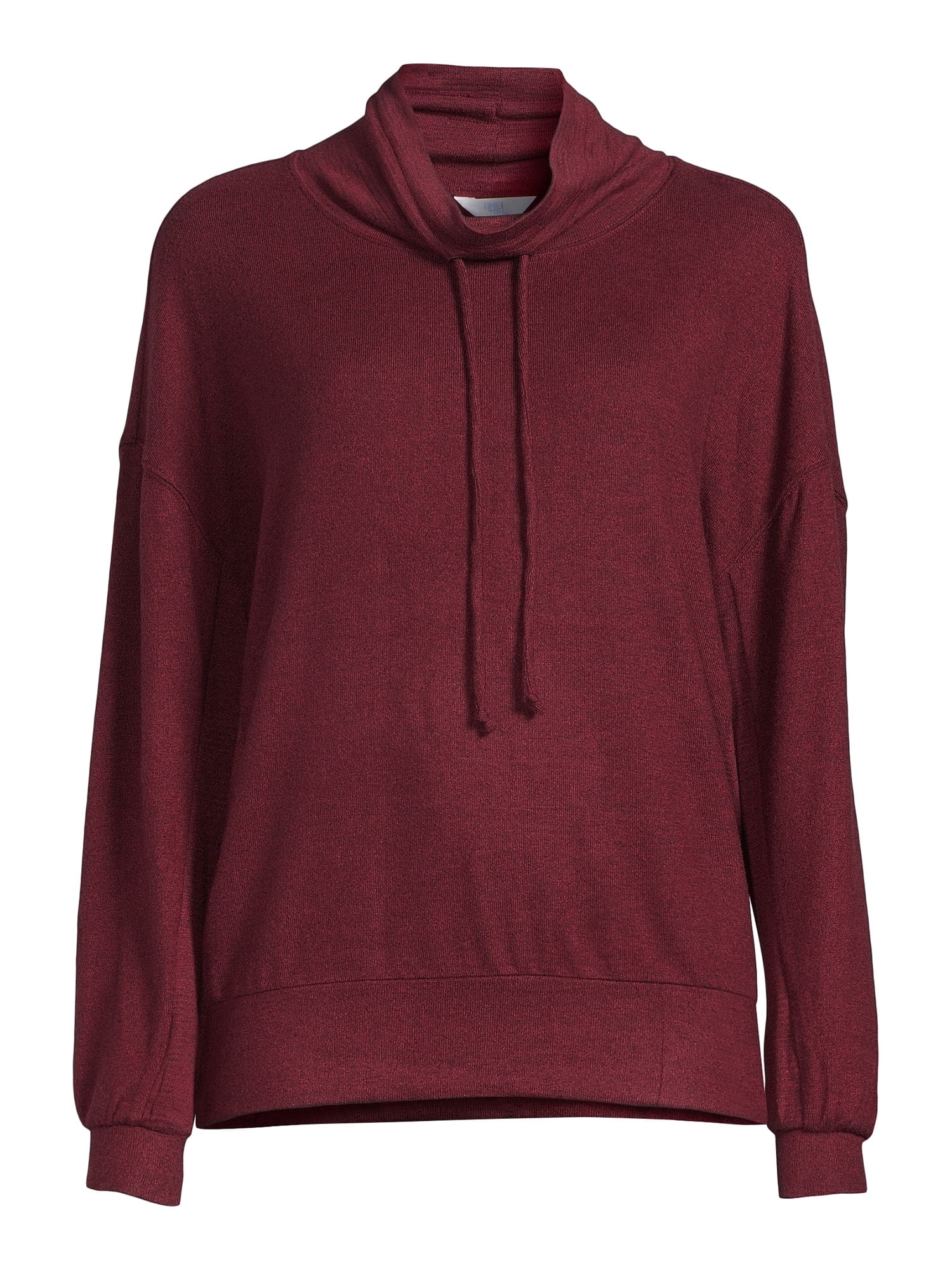 Time and Tru Women's Sweatshirt with Long Sleeves