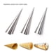 thumbnail image 1 of 12 piezas de cono para hornear de acero inoxidable, herramienta para hornear DIY, molde para croissants en espiral, 1 of 8