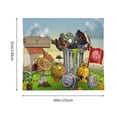 thumbnail image 6 of Plants Vs Zombies Wall Tapestry Cartoon Poster Wall Hanging Tapestry for College Dorm Living Room Bedroom Decoration 40x60 Inch, 6 of 8