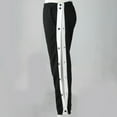 thumbnail image 6 of Xmyrz Women'S Casual Pants Sports Cuffed Large Size Button Up Sports Going Out Wide Leg Baggy Lounge Trousers Casual Trouser, 6 of 8